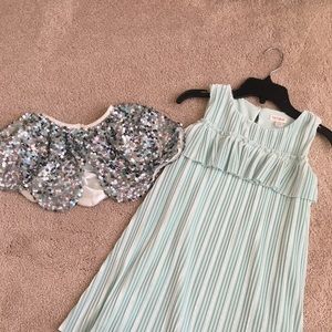 Kids teal dress